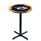 Holland Bar Stool Co 42" Blk Wrinkle Nashville Predators Pub Table L211B4228NshPre - alternate 1
